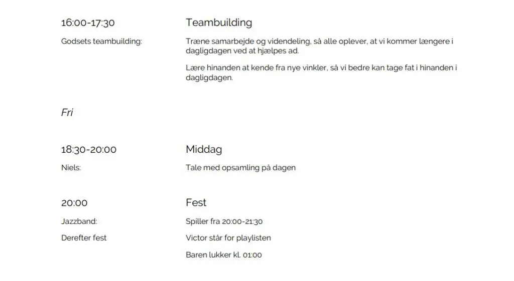 Kapitel 16: Jeg rykker jer bare over i laden 2 Program 2