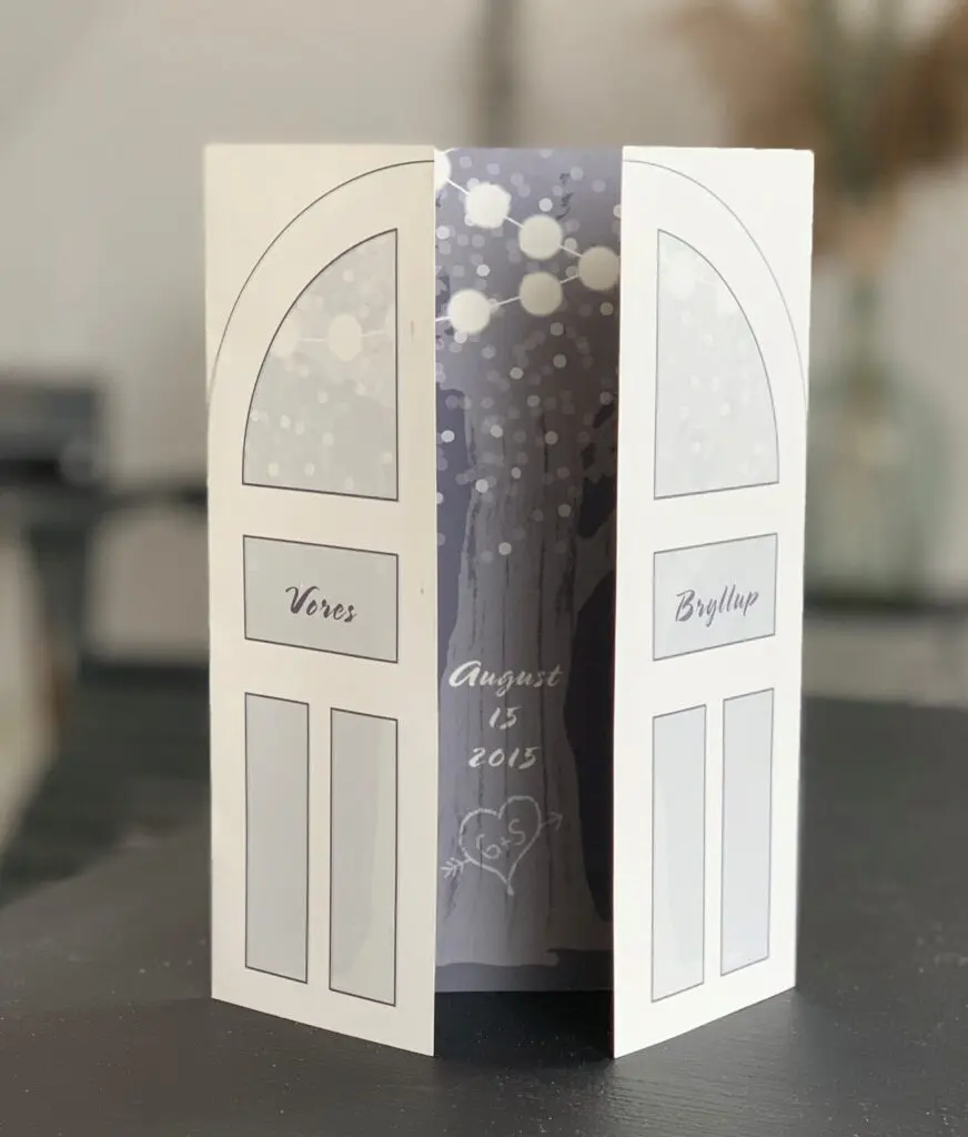 Gitte & Steen: Italiensk inspireret ladebryllup 4 invitation forside 1308x1536 1