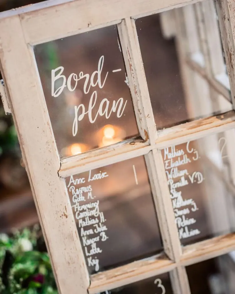 💍 Vinterbryllup på godset – hvorfor det er det nye sommerhit 8 bordplan 10