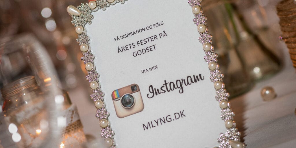 Fotoramme med perler og tip til Instagram