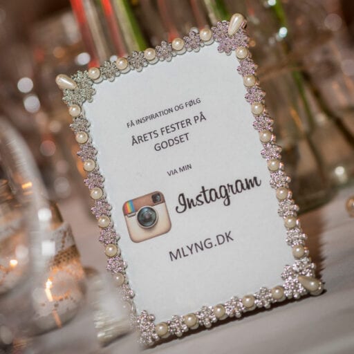 Fotoramme med perler og tip til Instagram