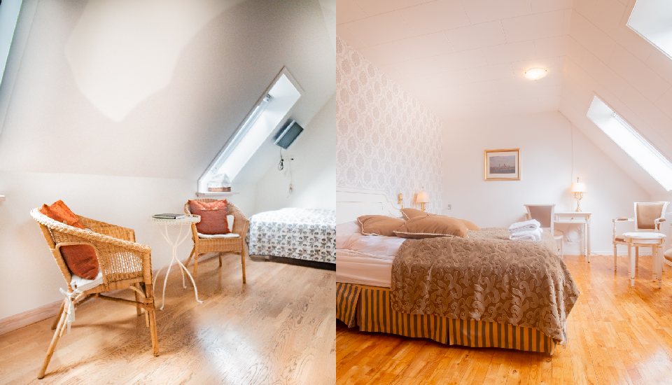 Hotelværelser på Sonnerupgaard Gods