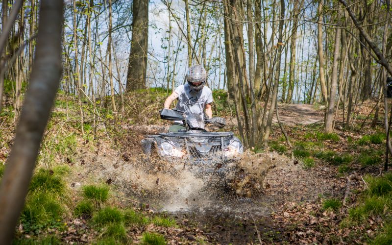 ATV kørsel i nationalpark ved Sonnerupgaard Gods