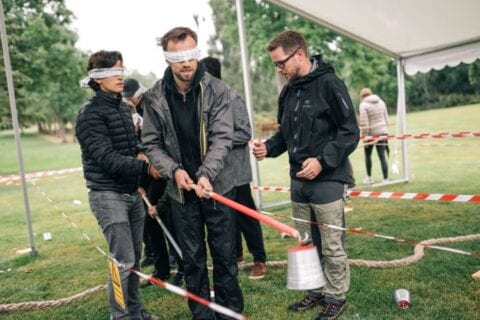 Teambuilding aktivitet med TEAK Gruppen